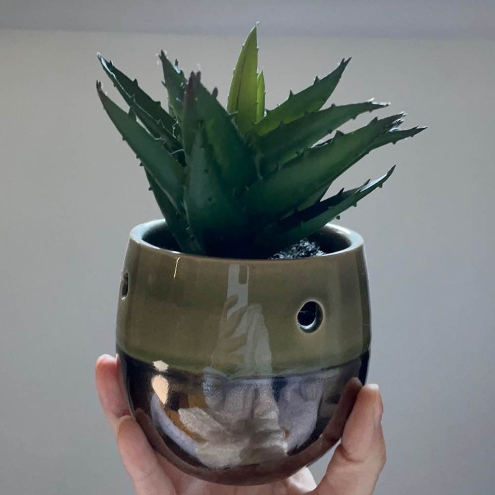 Fake mini house plant